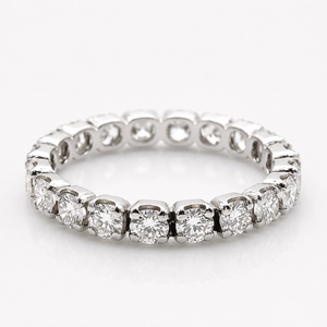 Alliance Américaine Diamants Tour Complet Or Blanc 18 Carats 2,00 Ct