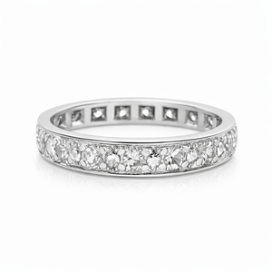 Alliance Américaine Diamants 0,76 ct en Or Blanc 18 Carats