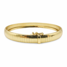 Bracelet maille Oméga en or jaune 18 carats