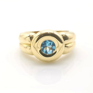 Bague Topaze Or Jaune 18 Carats