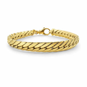 Bracelet Maille anglaise or jaune