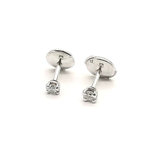 White Gold and Diamond Earrings